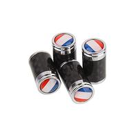 ontto Lot de 4 Bouchons de Valve universels pour pneus de Voiture avec Logo du Drapeau National FR