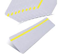 ONTWIE Bande Antidérapante Adhésive pour Escaliers, 15cm x 60cm, Antidérapant Escalier Autocollant, Bande Antidérapante Extérieur, Imperméable, Idéal pour les Escalier et les Marches Jaune Lumineux