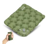 ONTYZZ Coussins Siège Gonflable Coussins de Stade Ultraléger Imperméable Coussin d'air Portable Tapis de Siège Extérieur pour Voyage Camping Bateaux Concerts Randonnée Pédestre Chaise de Bureau Avion