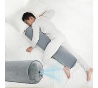 ONTYZZ Oreiller de Corps Gonflable Coussin Long Adultes Enfants Oreiller Rond Cylindrique Long pour Dormir L'étreinte Retour Cou Soutien Oreiller Câlin sur Le Côté