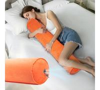 ONTYZZ Oreiller de Corps Gonflable Coussin Long Adultes Enfants Oreiller Rond Cylindrique Long pour Dormir L'étreinte Retour Cou Soutien Oreiller Câlin sur Le Côté