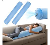 ONTYZZ Oreiller de Corps Gonflable Coussin Long Adultes Enfants Oreiller Rond Cylindrique Long pour Dormir L'étreinte Retour Cou Soutien Oreiller Câlin sur Le Côté