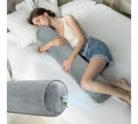 ONTYZZ Oreiller de Corps Gonflable Coussin Long Adultes Enfants Oreiller Rond Cylindrique Long pour Dormir L'étreinte Retour Cou Soutien Oreiller Câlin sur Le Côté