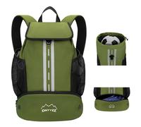 ONTYZZ Sac de Football Imperméable Sac à Dos sport avec Compartiment pour Chaussures Sac à Dos à Cordon pour Volleyball Basket-ball Natation Gym Sac de Plage