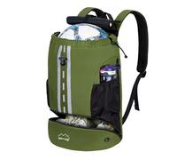 ONTYZZ Sac de Football Imperméable Sac à Dos sport avec Compartiment pour Chaussures & Séparation Sèche-humide Sac à Dos à Cordon pour Volleyball Basket-ball Natation Gym Sac de Plage