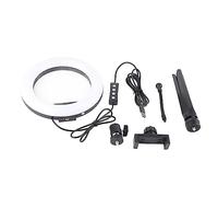 ONU - 206 3 - Anneau Lumineux de 20 cm en Couleur avec luminosité réglable, Lampe d’appoint à Arc LED sur trépied pour la Photographie de beauté et Le Streaming en Direct