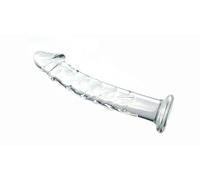 OnundOn Gode en verre Deluxe Fesses Anal Plug pénien Point G Baguette Icicles Stimulateur de masturbation SM Sextoy Ø 3 cm