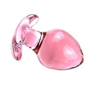 OnundOn Gode en verre Deluxe Grand Fesses Anal Plug pénien Point G Baguette Icicles Stimulateur de masturbation SM Sextoy Ø 6,6 cm