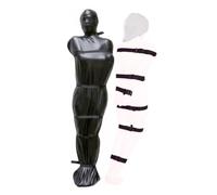 OnundOn Sac de bondage extrême Sac de couchage érotique Sauna fétiche Ensemble de restraint BDSM pour jeux sexuels Camisole de force Similicuir Sexy Sac de momie avec 6 sangles de restraint