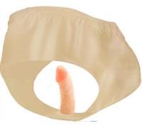 OnundOn - Slip en polyester pour homme - Avec gode anal - 13 cm - Teint