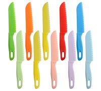 ONUPGO 10 pièces enfants Chef couteau en nylon/couteau à fruits pour enfants, couteau à laitue ou couteau à salade