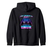 ONUR - Level UP avec Controller: Veut Juste Jouer Sweat à Capuche