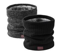 Onvavient Écharpe Hommes Hiver Tubulaire Foulard Ski Chaud Cache Cou-Cou Hiver écharpe Coupe Cagoule Cache-Élastique Épais Doux Fleece Echarpe Hommes et Femmes-Cou Gaiter Masque