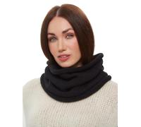 Onvavient Écharpe Loop pour femme - Hiver - Cache-cou - Écharpe tube - Homme - Automne - Écharpe d'hiver - Écharpe ronde pour plein air, Noir, taille unique