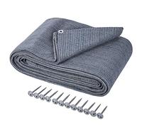 ONVAYA® Tapis pour auvent | Tapis de Sol pour Tente de Camping | Tapis de Tente | Tapis de Camping Robuste | Tapis Lavable en Bleu/Gris (250 x 400 cm)