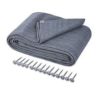 ONVAYA® Tapis pour auvent | Tapis de Sol pour Tente de Camping | Tapis de Tente | Tapis de Camping Robuste | Tapis Lavable en Bleu/Gris (250 x 500 cm)