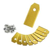 ONVAYA® XXL Lame de Rechange pour Robot de Tonte | 36x Lame Titane | 43 mm de Longueur | 0,75 mm | Pièces détachées Husqvarna | Accessoires pour Robot de Tonte Gardena | Lames de Tondeuse à Gazon
