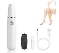 Onwddarefy Electric Feet Callus Remover, Onwddarefy Electric Foot Polisher, 2025 New Electric Foot Polisher, 360 Rotation Callus Remover for Feet with Replacement Head (White)