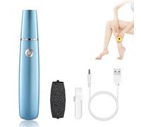Onwddarefy Electric Feet Callus Remover, Onwddarefy Electric Foot Polisher, 2025 New Electric Foot Polisher, 360 Rotation Callus Remover for Feet with Replacement Head (Blue)