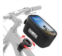 OnWEG Sacoche Guidon Vélo Étanche 1,9L avec Écran Tactile TPU pour Smartphones Jusqu’à 6,7" - Résistant aux Chocs et Pluie pour VTT, Installation Rapide