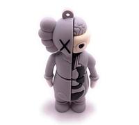 Onwomania Anatomie Mâle Organe Gris Clé USB Clé USB Clé USB Clé Mémoire 8 Go USB 3.0