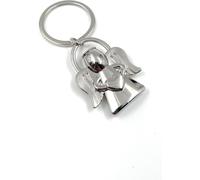 Onwomania - "Ange Porte-clés Cœur - Porte-bonheur en métal idéal comme cadeau par ex. pour le meilleur ami, la meilleure amie, maman