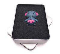 Onwomania Animal de Zoo éléphant en Bleu Clé USB dans Une boîte Cadeau 32 Go USB 2.0