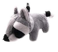 Onwomania - "Blaireau Raton Laveur Gris Porte-clés - Porte-clés en Peluche idéal comme Cadeau, par Exemple pour Le Meilleur ami, Le Meilleur ami, Maman - pour Hommes, Femmes et Enfants