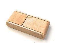 Onwomania Boîte en Bois Pliable en Bois véritable Gift Funny USB Stick 16 Go USB 2.0 Support de données USB
