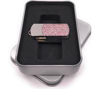 Onwomania Boîte pendentif argent Clé USB dans boîte cadeau alu 32 GB USB 2.0