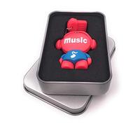 Onwomania Bouchon à vis Ouvert Rouge à lèvres Clé USB dans Une boîte Cadeau 16 Go USB 2.0