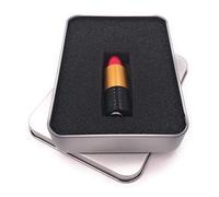 Onwomania Bouchon à vis Ouvert Rouge à lèvres Clé USB dans Une boîte Cadeau 8 Go USB 2.0