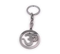 Onwomania - "Bouddhisme hindou Om Porte-clés - porte-bonheur en métal idéal comme cadeau, par exemple pour le meilleur ami, le meilleur ami, maman - pour hommes, femmes et enfants