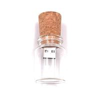 Onwomania Bouteille Flacon liège véritable récipient en Verre drôle clé USB 8 Go USB 2.0 Support de données USB