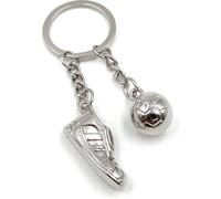 Onwomania Chaussure de foot Sport Porte-clés métal porte-bonheur en boîte cadeau alu, idéal pour offrir