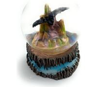 Onwomania Chauve-souris Microchiroptera Chien volant Hauteur 6,5cm Boule à neige Boule à facettes Secouer la boule multicolore