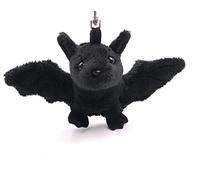 Onwomania - "Chauve-Souris Noir de Jais Porte-clés - Porte-clés en Peluche idéal comme Cadeau, par Exemple pour Le Meilleur ami, Le Meilleur ami, Maman - pour Hommes, Femmes et Enfants