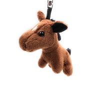 Onwomania - "Cheval Brun Debout Porte-clés - Porte-clés en Peluche idéal comme Cadeau, par Exemple pour Le Meilleur ami, Le Meilleur ami, Maman - pour Hommes, Femmes et Enfants
