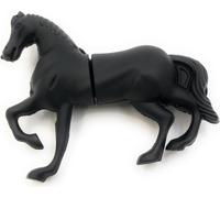 Onwomania Cheval en noir Équitation Funny Clé USB 8 Go USB 3.0