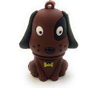 Onwomania Chien assis mignon marron Funny Clé USB 16 GB USB 2.0