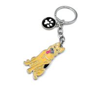 Onwomania Chien Berger allemand Porte-clés métal, porte-bonheur en boîte cadeau alu, idéal pour offrir en cadeau