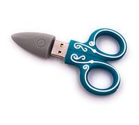 Onwomania Ciseaux Couture SchneiderTurquoise Clé USB Clé USB Clé USB Clé USB 32 Go USB 2.0