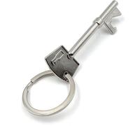 Onwomania clé ouvre-porte serrure porte-clés métal porte-bonheur en boîte cadeau alu, idéal pour offrir en cadeau