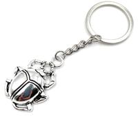 Onwomania Coccinelle Beetle Auto Porte-clés métal porte-bonheur en boîte cadeau alu, idéal pour offrir en cadeau