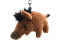 Onwomania - "Cochon Brun Sanglier Porte-clés - Porte-clés en Peluche idéal comme Cadeau, par Exemple pour Le Meilleur ami, Le Meilleur ami, Maman - pour Hommes, Femmes et Enfants