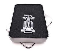 Onwomania Course de Voitures F1 Racing Car Racing Metal Silver Clé USB dans Une boîte Cadeau 16 Go USB 2.0
