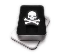 Onwomania Crâne de Panneau d'avertissement Poison Clé USB dans Une boîte Cadeau 8 Go USB 2.0