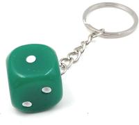 Onwomania Cube Jeu de chiffres porte-bonheur Porte-clés Alu Boîte cadeau, idéal pour offrir