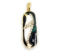 Onwomania Dauphin Métal Pendentif Charme Drôle Clé USB 16 Go USB 2.0 Disque USB