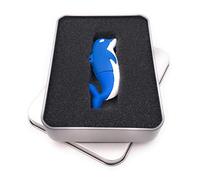 Onwomania Dauphin Poisson océan Animal en Bleu Clé USB dans Une boîte Cadeau 8 Go USB 2.0